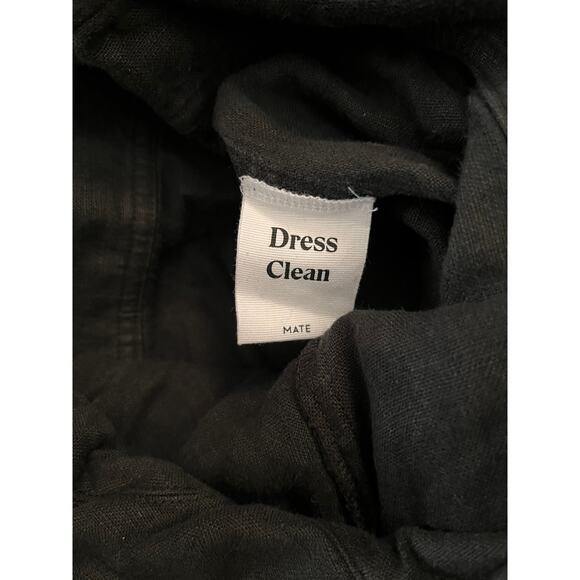 NEW MATE THE LABEL Long Sleeve 100% Linen Jumpsuit - Jet Black SIZE S - Picture 8 of 13